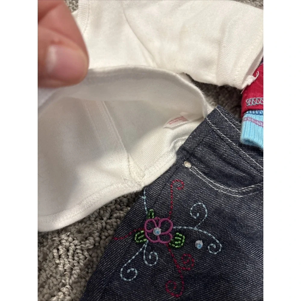 AMERICAN GIRL Doll Ready for Fun Outfit 2004 Jacket Jeans Top Panties
